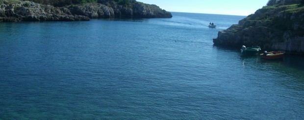 in barca da castro marina fino ad otranto